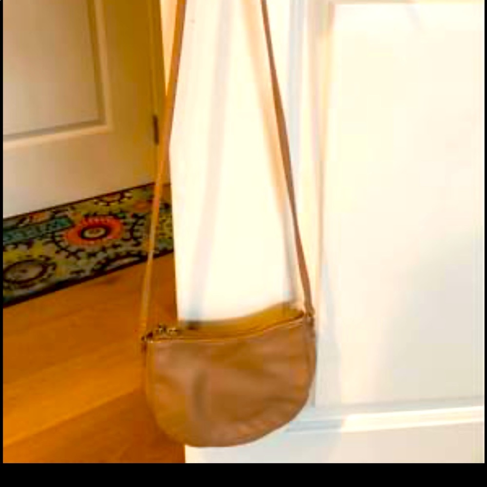 Nude crossbody bag